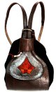 Mochila bolson de cuero