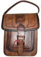 Leather briefcase "Inti God"