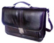 Black Briefcase - Llama leather