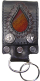 Leather Keychain - Wide