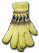 Yellow Alpaca Gloves