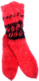 Alpaca Socks- Red