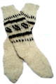 Alpaca Socks - White
