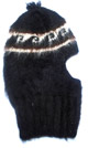 Black Alpaca Balaclava (Ll'uchu)