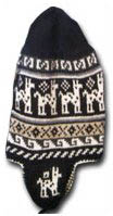 Lluchu Unisex negro de Alpaca