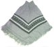 Alpaca Poncho for Kids - light gray