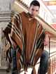 Brown Alpaca Poncho