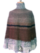 Poncho de alpaca caf�
