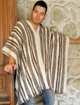 Alpaca Poncho - Brown