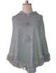 Short Gray Poncho