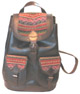 Mochila de cuero con awayo