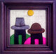 Tableau artisanal - Motif deux cholitas