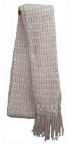 Alpaca Fantasy Scarf - White