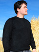 Alpaca Sweater - Black- Marengo