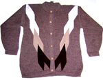 Alpaca cardigan - Brown