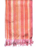 Alpaca Shawl - multicoloured orange