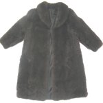 Manteau en alpaga - Noir