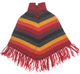 Multicolor Alpaca Poncho