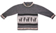 Gray Sweater with "llamas" design.<br>Ages: 3-5 years