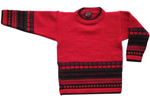 Plain Style Red Sweater<br>Age: 4-5 years