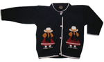 Girl's Blue Cardigan<br>Ages: 3-4 years
