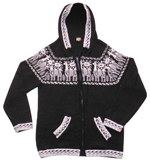 Black Sweater with cap<br>Age: 12 years