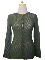 Gilet transperc� - marron