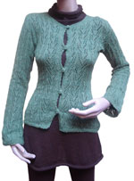 Gilet transperc� - vert clair