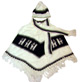 Poncho + cap - white (1 to 5 years)