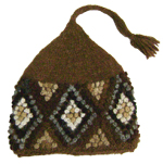 "Raisins" cap - brown