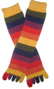Colored Socks with fingers