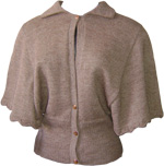 Brown cardigan - Butterfly model