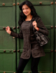 Grey Coat - Square Neck