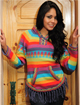 Sweater "Fringes" Rainbow