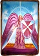 ZADQUIEL ARCHANGEL WITH SHIELD