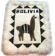 Alfombra blanca - Motivo Bolivia