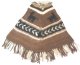 Brown Alpaca poncho - kids 3 to 7 years