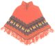 ORANGE BABY ALPACA PONCHO