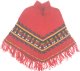 RED BABY ALPACA PONCHO