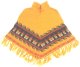 Baby alpaca poncho - mustard