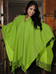 Ruana de Alpaca - Verde Claro