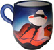 Taza de Cer�mica Chismosas - Azul