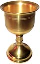 Calice plaqu� or 24 carats