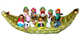 Totora raft with birth (big size)