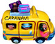 Minibus with andean figures