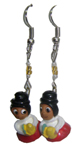 Ceramic Earings ''Cholitas''