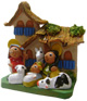 Andean nativity scene - House