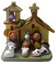 Andean nativity scene - Church