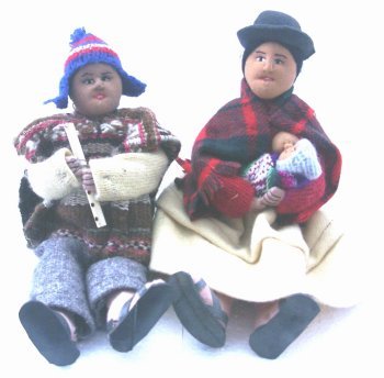 Andean Couple with baby