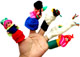 Set of 5 andean finger puppets